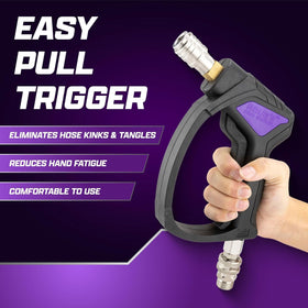 Brug's Pro Swivel Gun V2.0 stainless steel body during heavy-duty cleaning