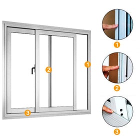 Bruiefpap door and window seal creates a quieter living space
