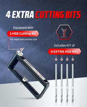 BRUNNWEST diameter scale in inches and centimeters for accurate circle sizing.