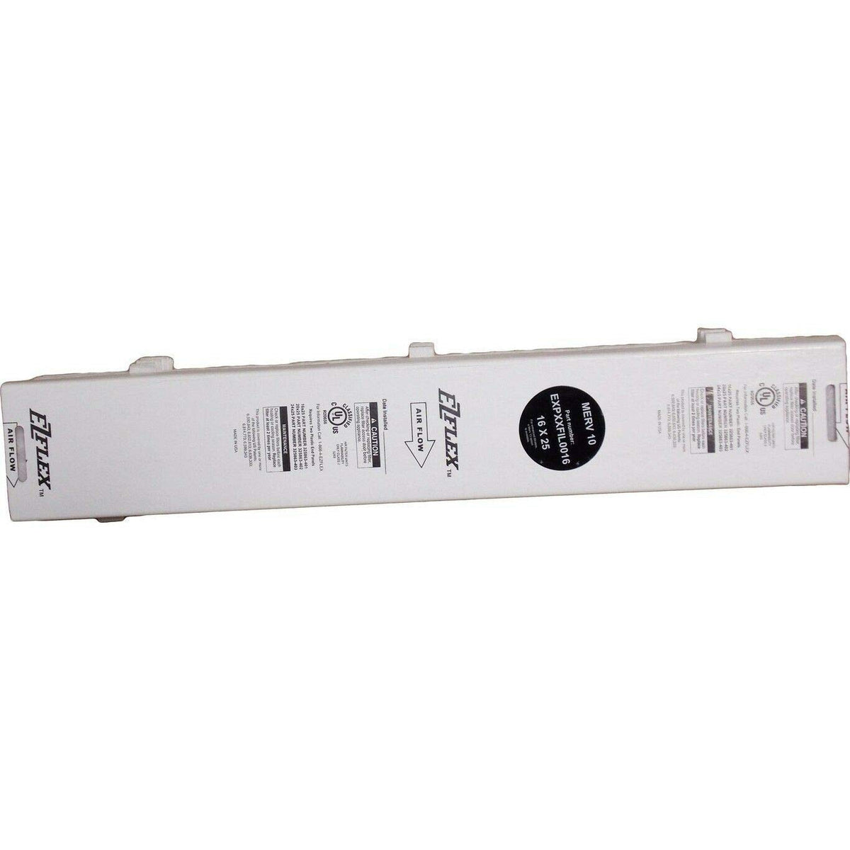 Bryant EZ Flex expanded filter demonstrates easy expansion to fit 16x25x5 openings.