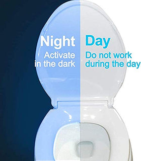 BSASHF color-changing LED toilet light cycles colors for a subtle bathroom ambience.