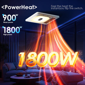 BSEED negative ion technology purifies air for crisp spaces.