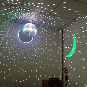 B&S FEEL home decor accent with reflective disco ball for cozy rooms