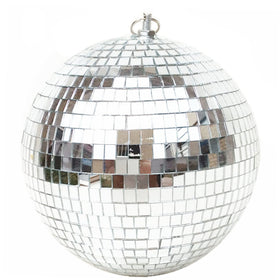 B&S FEEL mirror disco ball 8-inch hanging reflects light for lively party decor