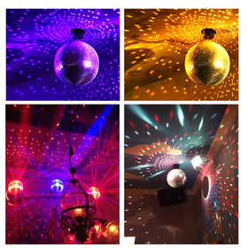 B&S FEEL show window display enhanced by reflective disco ball