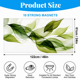 BSFHH magnetic light cover with leaves design reduces glare in office spaces