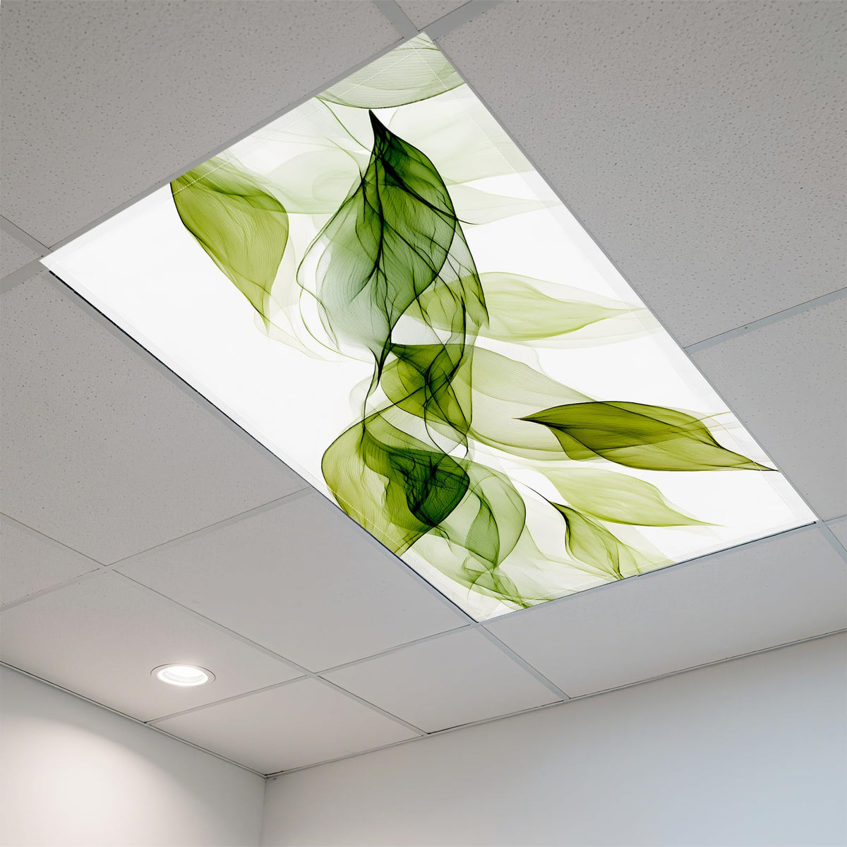BSFHH 4x2 ft leaf-pattern cover creates calming ambience in living rooms