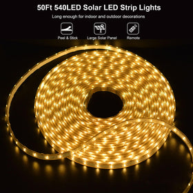BSGlobal 540 LEDs deliver bright outdoor illumination for gardens and decks.