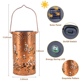 BSGlobal IP65 waterproof lantern withstands rain and snow