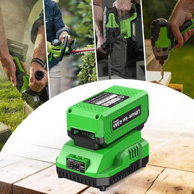 BSLITE 40V battery storage-ready design reduces risk during transport.