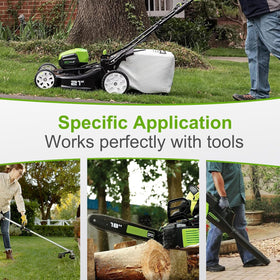 Bslite 80V battery in-use with tools offering reliable runtime.
