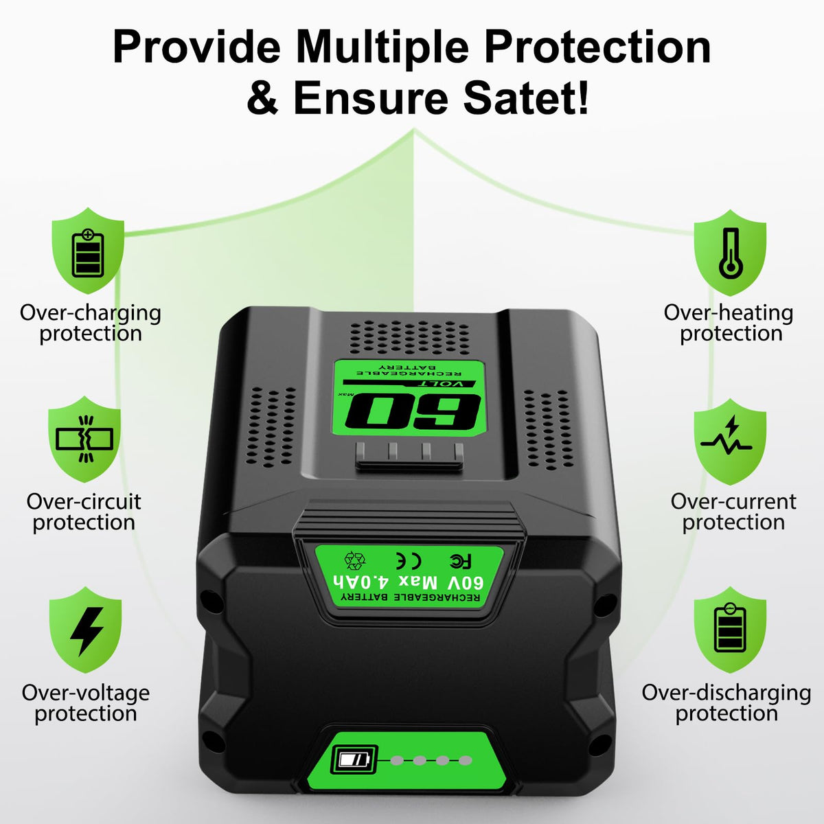 Bslite BMS diagram showcases multi-protection for safe operation.