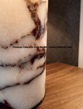 BSOD marble lamp full design, modern sculptural form for living spaces.