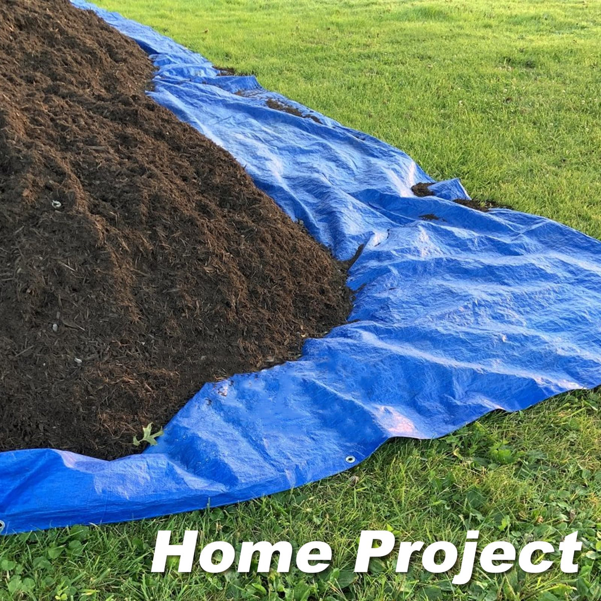 BSRHOME tarp made of polyethylene for durable outdoor use.