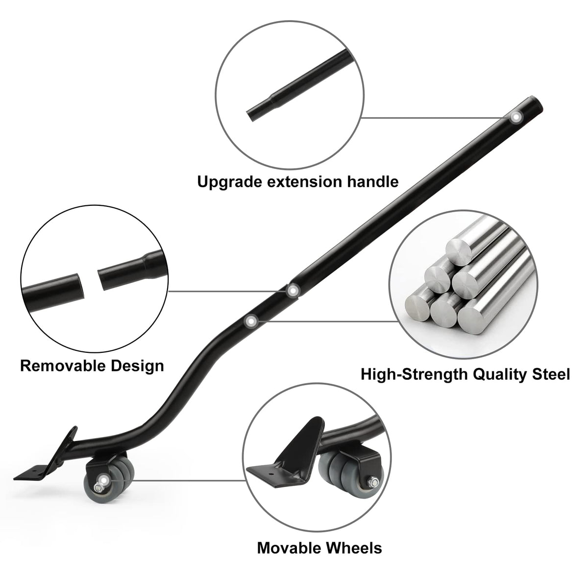 BSTCYZL adjustable height range adapts to uneven floors.