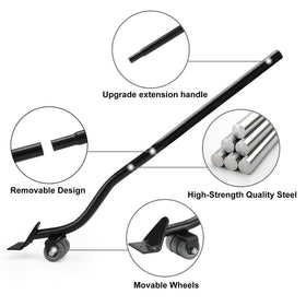 BSTCYZL adjustable height range adapts to uneven floors.