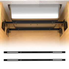 BSTSLL heavy-duty undermount brackets, side view, delivering stable support for heavy kitchen sinks.