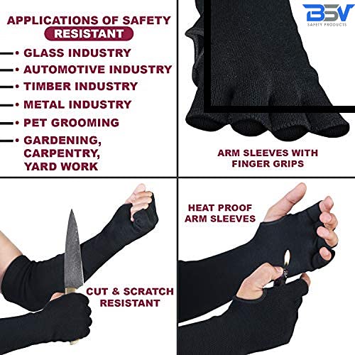BSV arm sleeves in black for a sleek rugged look.