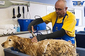BSV arm sleeves with heat resistant properties for hot work environments.