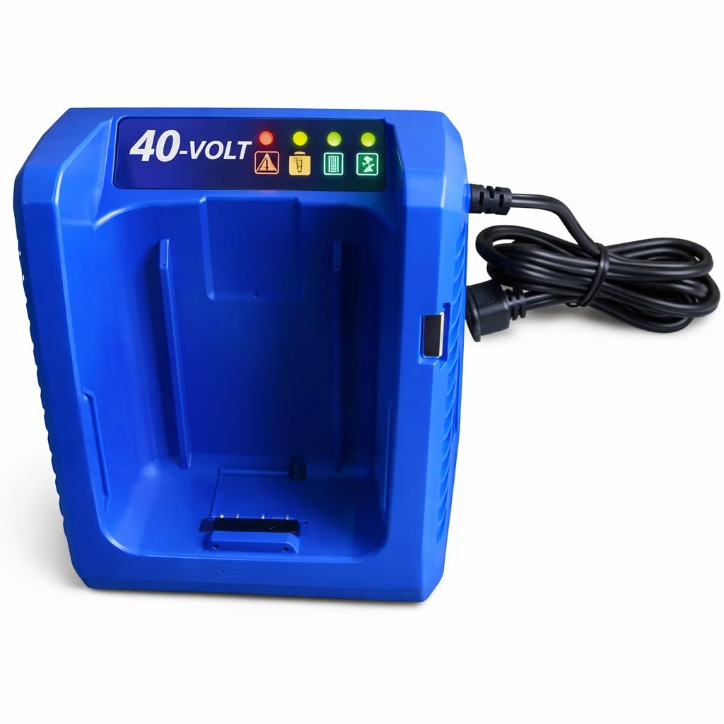 BSVI Kobalt 40V rapid charger with LED indicators for quick, reliable charging.