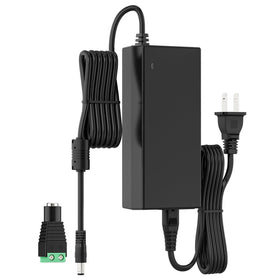 BTF-LIGHTING 24V power supply front view for LED strip installations.