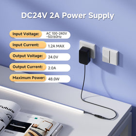 BTF-LIGHTING compact indoor design ideal for 24V LED projects.