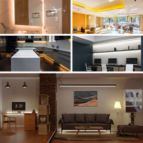 BTF-LIGHTING FCOB LED strip suited for diverse interior decor projects.