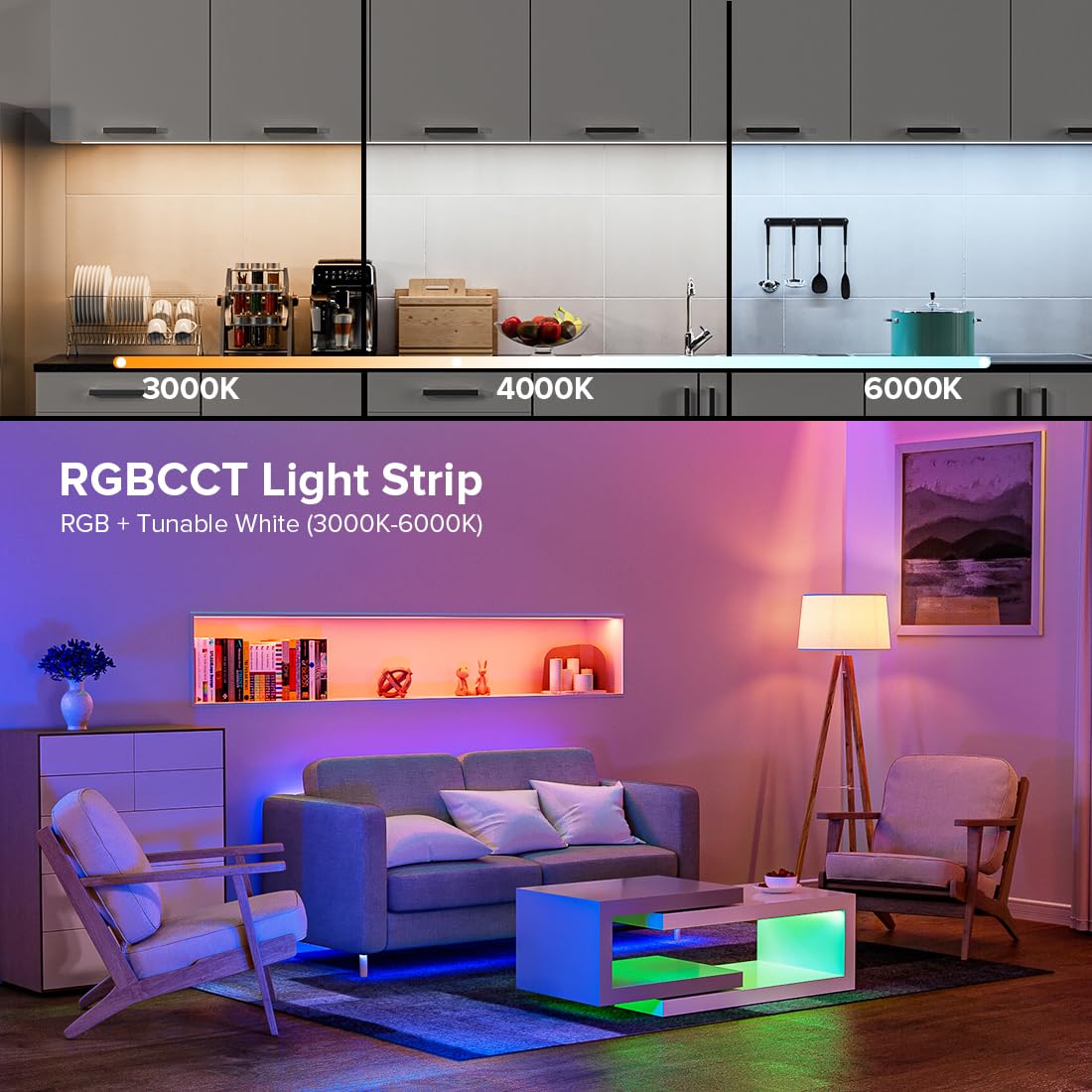 BTF-LIGHTING cuttable connectors demonstrated for easy DIY installation.