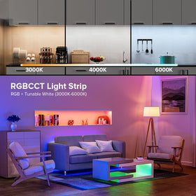 BTF-LIGHTING cuttable connectors demonstrated for easy DIY installation.