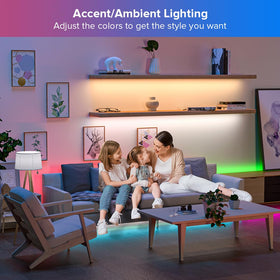 BTF-LIGHTING indoor bedroom setup with warm tunable white lighting.