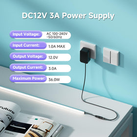 BTF-LIGHTING power supply close-up highlights compact indoor-friendly design.