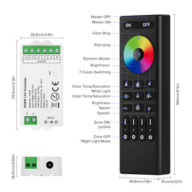 BTF-LIGHTING RGBW color palette with 16 million color options.