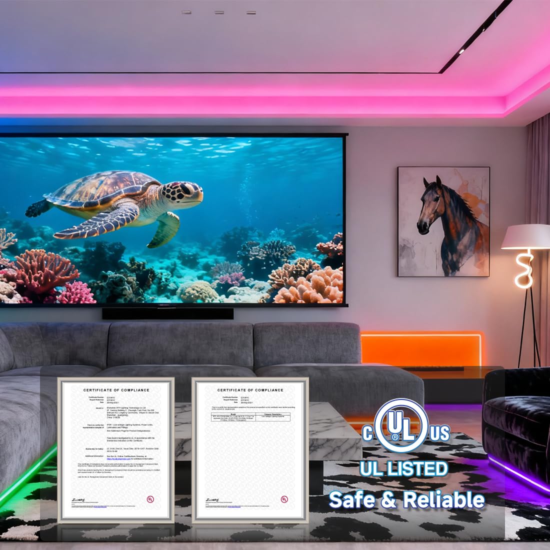 BTF-Lighting SK6812 LED strip cut point for easy customization