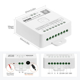 SP630E with mic/music modes for reactive ambient lighting