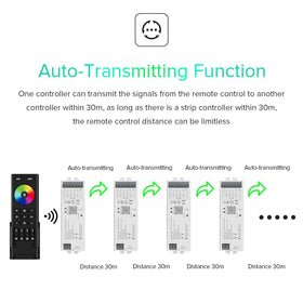 BTF-LIGHTING WB5 app setup enables voice assistant control.
