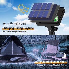 btfarm 320LED 132ft solar fairy lights cover large yard spaces