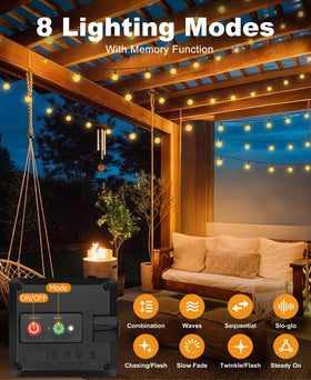 btfarm 8 modes with memory function offer flexible ambiance options for any event.