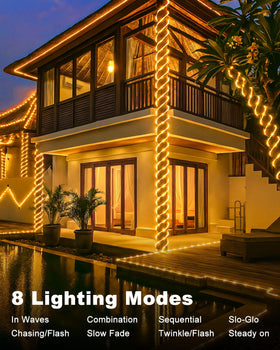 btfarm 8 lighting modes offering versatile effects for garden and events