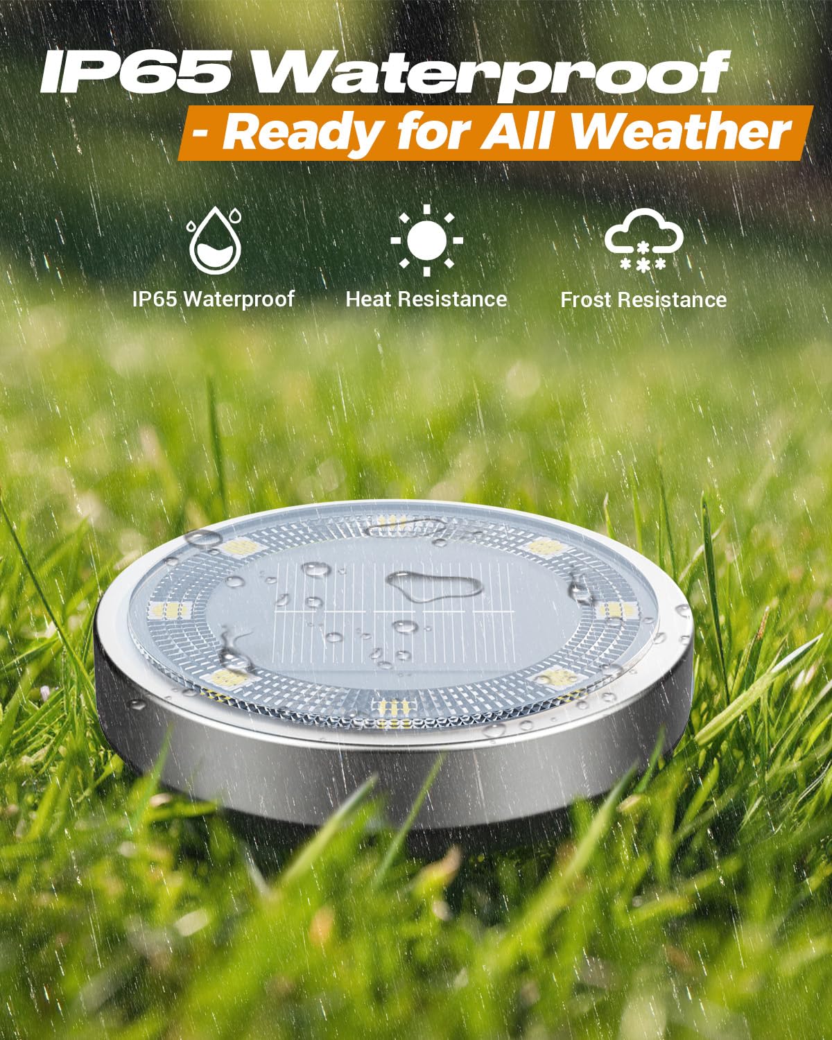 btfarm ground light with spike enables fast tool-free installation