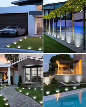 btfarm solar ground light guides garden paths and patios