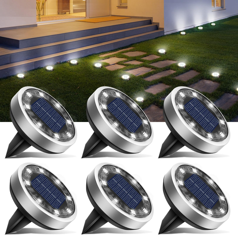 btfarm solar ground light installation shows quick setup in seconds