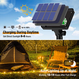btfarm solar string lights outdoor warm-white glow for garden gatherings