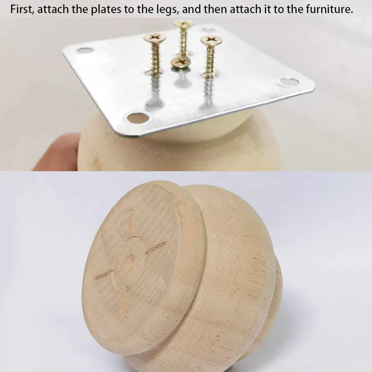 Btibpse mounting plate and screws simplify DIY furniture installation