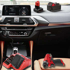 BTRUI Milwaukee charger enables on-the-go power for cordless tools.