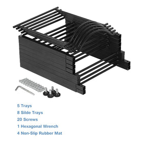 BTY 5-gallon jug organization in breakrooms keeps supplies organized.