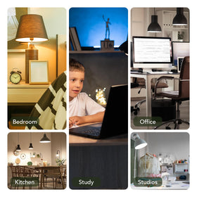 BUBO A19 soft white 2700K creates a warm, inviting atmosphere
