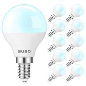 BUBO ceiling fan light bulb provides bright daylight at 5000K for clear living spaces.