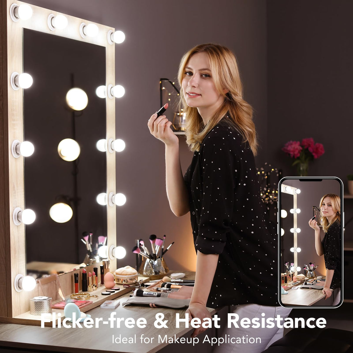 BUBO G25 LED vanity bulb providing 5000K daylight for true color rendering