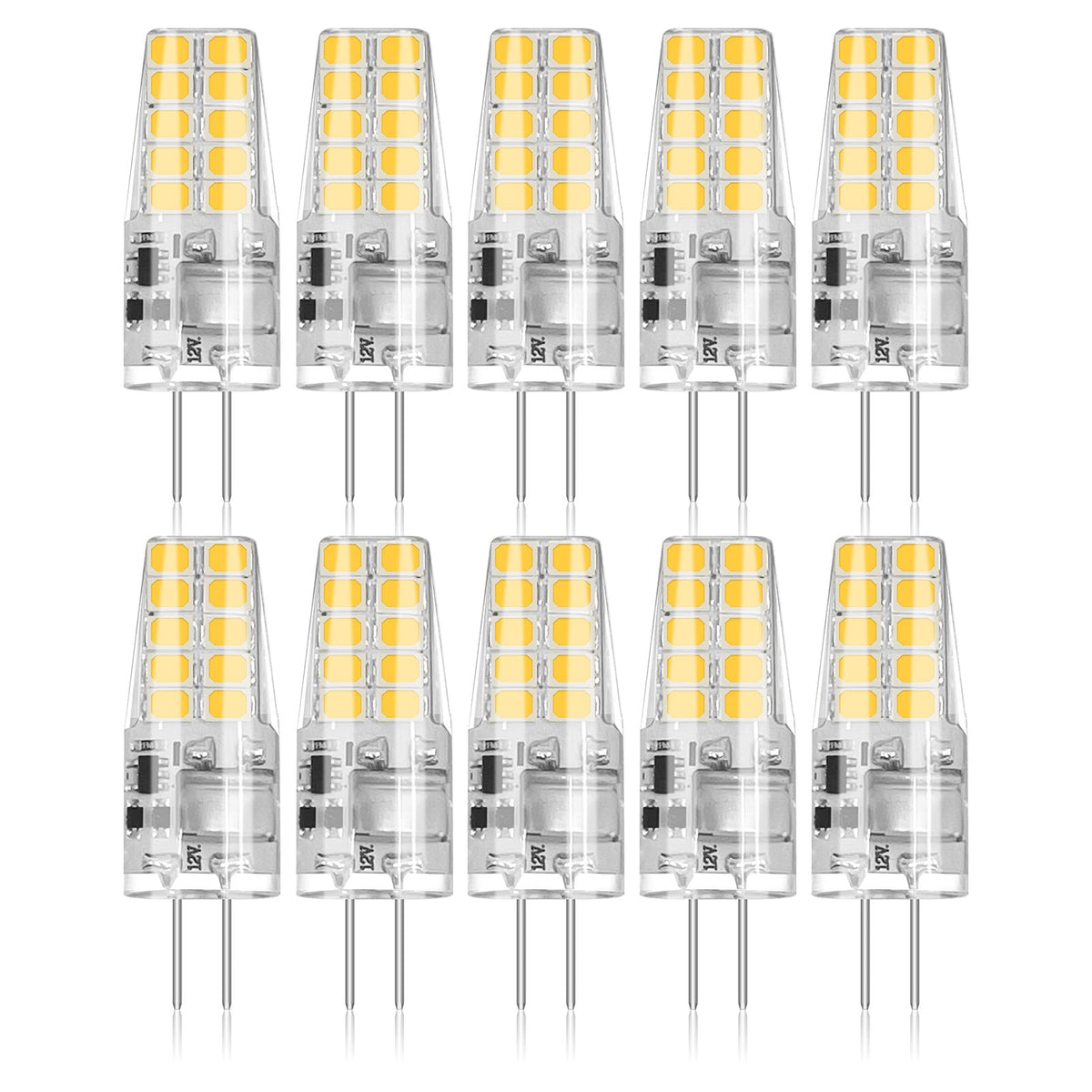 BUBO G4 LED bulb close-up with clear silica gel for durable outdoor lighting.