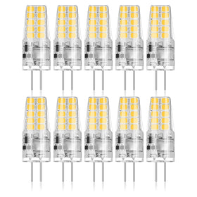BUBO G4 LED bulb close-up with clear silica gel for durable outdoor lighting.